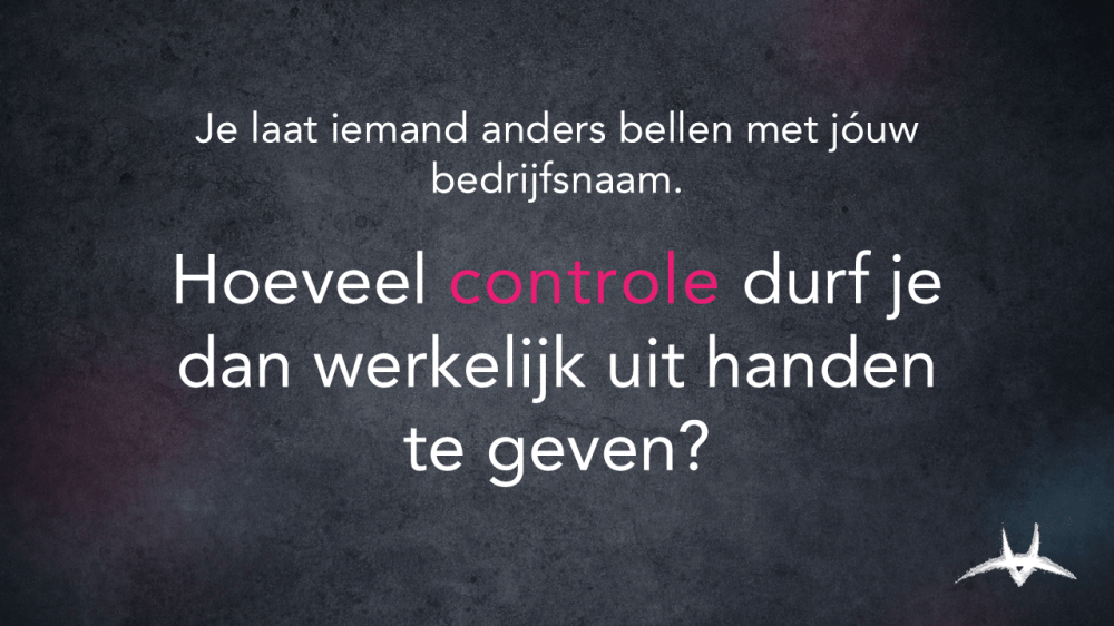 blog 20260908   sales uitbesteden vraagt vertrouwen en controle